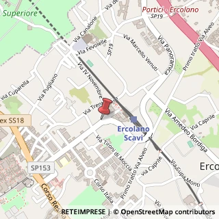 Mappa Via IV Novembre, 155, 80056 Ercolano, Napoli (Campania)