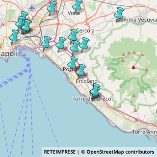 Mappa Via Savastano, 80056 Ercolano NA, Italia (5.659)