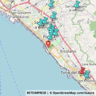 Mappa Via Marittima, 80055 Portici NA, Italia (2.45083)