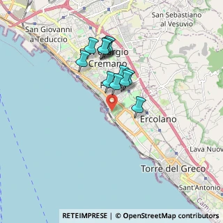 Mappa Via Marittima, 80055 Portici NA, Italia (1.55333)