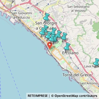 Mappa Via Marittima, 80055 Portici NA, Italia (1.53364)