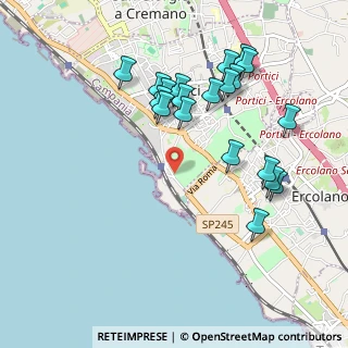 Mappa Via Marittima, 80055 Portici NA, Italia (1.091)