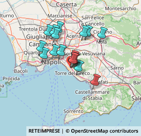 Mappa Via A. Bordiga, 80056 Ercolano NA, Italia (10.47765)