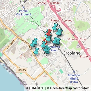 Mappa Via Alcide de Gasperi, 80055 Portici NA, Italia (0.244)