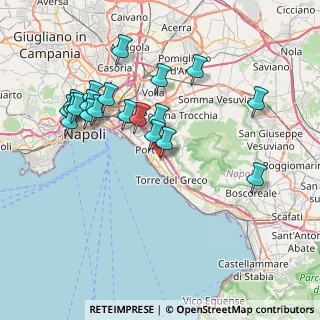 Mappa Via Alcide de Gasperi, 80055 Portici NA, Italia (8.455)