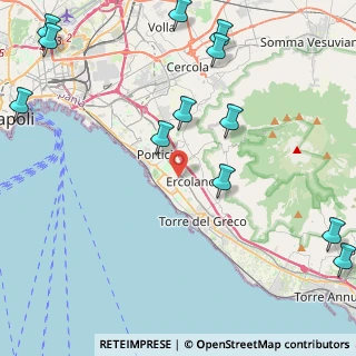 Mappa Via Alcide de Gasperi, 80055 Portici NA, Italia (6.34833)