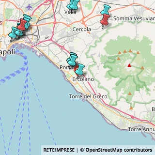 Mappa Via Alcide de Gasperi, 80055 Portici NA, Italia (6.5085)