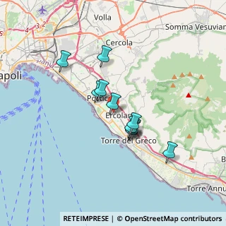Mappa Via Alcide de Gasperi, 80055 Portici NA, Italia (2.85636)
