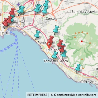 Mappa Via Alcide de Gasperi, 80055 Portici NA, Italia (5.778)