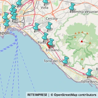 Mappa Via Alcide de Gasperi, 80055 Portici NA, Italia (6.76786)