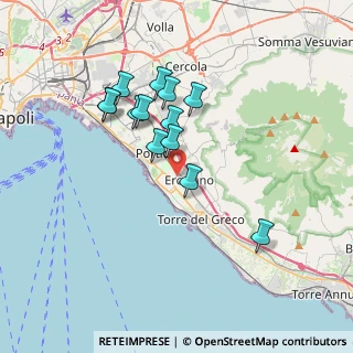 Mappa Via Alcide de Gasperi, 80055 Portici NA, Italia (3.32154)