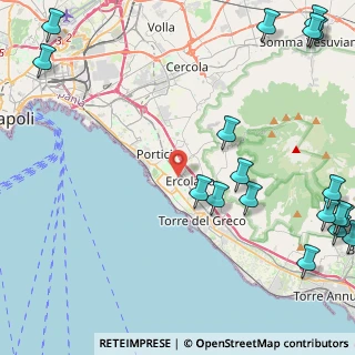 Mappa Via Alcide de Gasperi, 80055 Portici NA, Italia (7.28333)