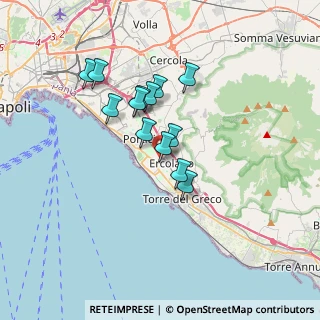 Mappa Via Alcide de Gasperi, 80055 Portici NA, Italia (2.88385)