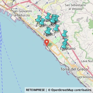 Mappa Porto del Granatello, 80055 Portici NA, Italia (1.88846)