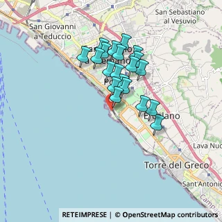 Mappa Piazzale Enrico Fermi, 80055 Portici NA, Italia (1.531)