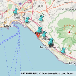 Mappa Piazzale Enrico Fermi, 80055 Portici NA, Italia (3.62917)