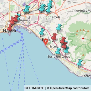 Mappa Porto del Granatello, 80055 Portici NA, Italia (5.7265)