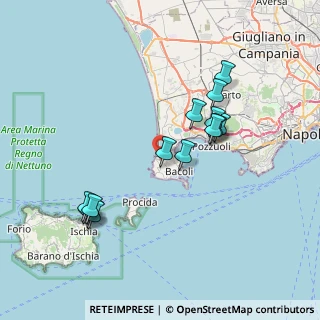 Mappa Via Mercato di Sabato, 80070 Monte di Procida NA, Italia (7.83929)