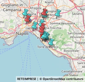 Mappa Vico Pasta, 80056 Ercolano NA, Italia (5.575)