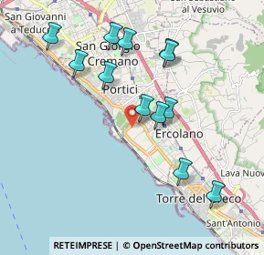Mappa Vico Pasta, 80056 Ercolano NA, Italia (2.04833)