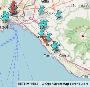 Mappa Vico Pasta, 80056 Ercolano NA, Italia (6.079)
