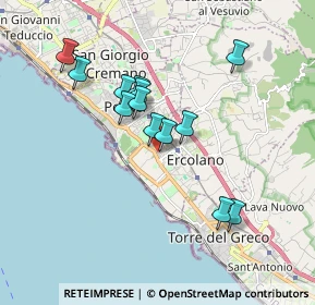 Mappa Supportico Due Vicoli, 80056 Ercolano NA, Italia (1.66385)