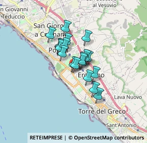 Mappa Supportico Due Vicoli, 80056 Ercolano NA, Italia (1.114)