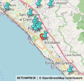 Mappa Supportico Due Vicoli, 80056 Ercolano NA, Italia (2.23182)