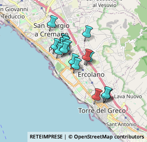 Mappa Supportico Due Vicoli, 80056 Ercolano NA, Italia (1.4145)