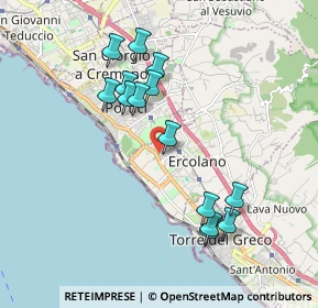 Mappa Supportico Due Vicoli, 80056 Ercolano NA, Italia (1.95286)