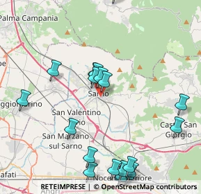 Mappa Traversa Prolungamento Matteotti, 84087 Sarno SA, Italia (5.3715)