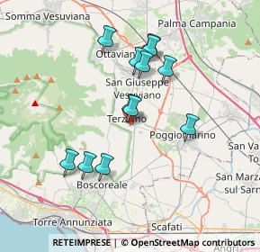 Mappa Via Vittorio Giordano, 80047 Terzigno NA, Italia (3.43583)