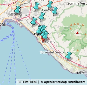 Mappa Via dei Papiri Ercolanesi, 80056 Ercolano NA, Italia (3.95846)