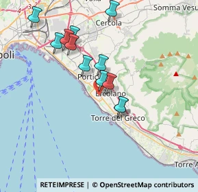 Mappa Via dei Papiri Ercolanesi, 80056 Ercolano NA, Italia (3.58083)