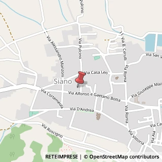 Mappa Via Botta, 116, 84088 Siano, Salerno (Campania)