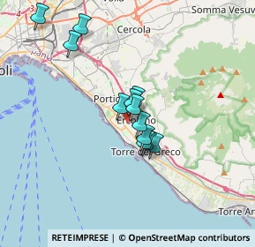 Mappa Via Aldo Moro, 80056 Ercolano NA, Italia (2.7875)