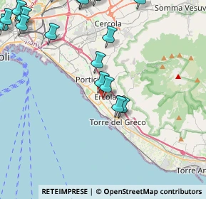 Mappa Via Aldo Moro, 80056 Ercolano NA, Italia (6.454)