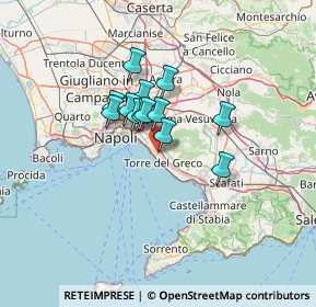 Mappa Via Aldo Moro, 80056 Ercolano NA, Italia (9.30462)