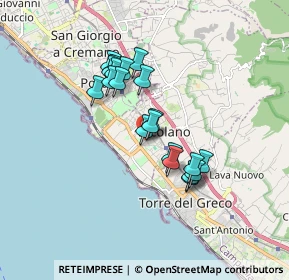 Mappa Via Aldo Moro, 80056 Ercolano NA, Italia (1.483)