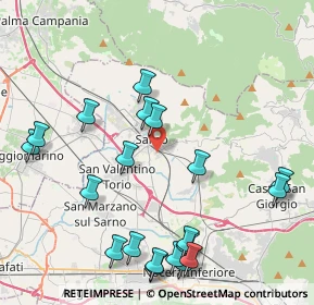 Mappa Trav. Via Acquarossa, 84087 Sarno SA, Italia (5.2635)