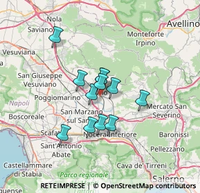 Mappa Trav. Via Acquarossa, 84087 Sarno SA, Italia (5.075)