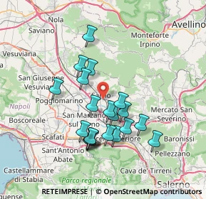 Mappa Trav. Via Acquarossa, 84087 Sarno SA, Italia (6.8565)