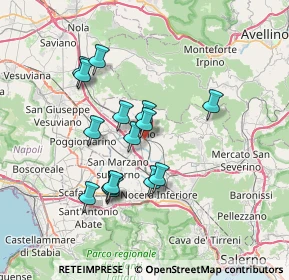 Mappa Trav. Via Acquarossa, 84087 Sarno SA, Italia (6.63733)