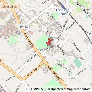 Mappa Via A. Moro, 4, 80056 Ercolano, Napoli (Campania)