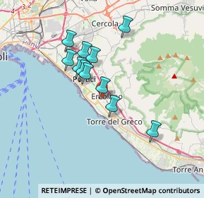 Mappa Traversa a Via Guglielmo Marconi, 80056 Ercolano NA, Italia (3.08182)