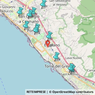 Mappa Traversa a Via Guglielmo Marconi, 80056 Ercolano NA, Italia (2.71182)