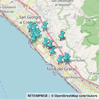 Mappa Via Guglielmo Marconi, 80056 Ercolano NA, Italia (1.522)