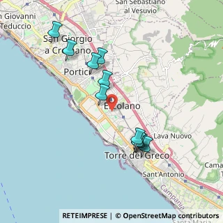 Mappa Traversa a Via Guglielmo Marconi, 80056 Ercolano NA, Italia (1.97636)