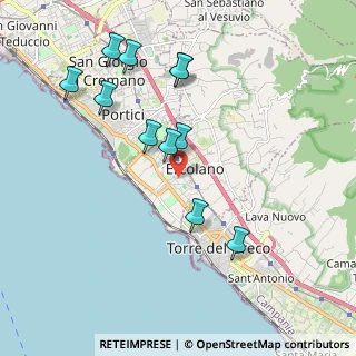 Mappa Traversa a Via Guglielmo Marconi, 80056 Ercolano NA, Italia (2.12455)