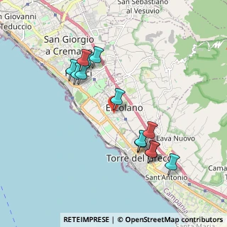 Mappa Via Guglielmo Marconi, 80056 Ercolano NA, Italia (2.02462)